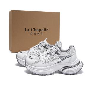 La Chapelle Женские кроссовки с низким верхом и устойчивой к истиранию подошвой, белые