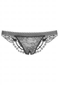 PETITE FLEUR GOLD Кружевное белье без ластовицы в черном цвете