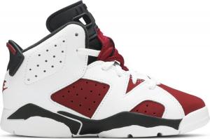 Кроссовки Air Jordan 6 Retro PS Carmine 2021, белый
