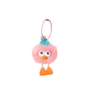 Очаровательный подвесной кулон из плюша в виде уточки с угольком 6см 77 SEVEN DREAM