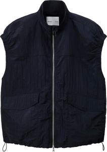 Жилет H&M Atelier Nylon, темно-синий