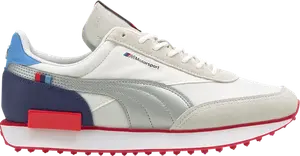 Кроссовки Puma BMW Motorsport x Future Rider White High Risk Red, белый