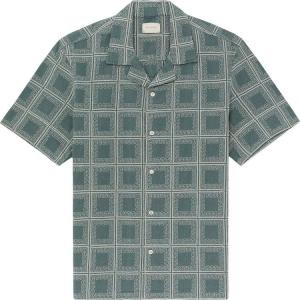 Рубашка Aimé Leon Dore Tea Towel Leisure Shirt 'Slate Green', разноцветный