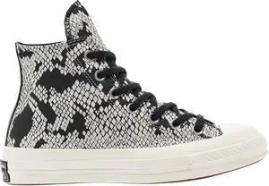 Кроссовки Converse Wmns Chuck 70 High Digital Daze - Python Print, черный