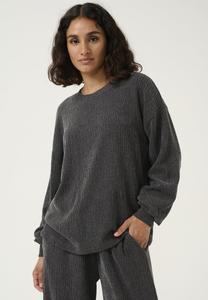 Джемпер Kaffe Jumper, Dark Grey Melange/Dark Grey