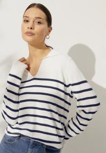 Вязаный свитер NIKKI Ellos Collection, цвет weiß