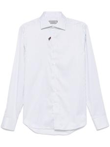 Canali рубашка в полоску, белый