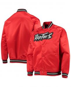 Мужская куртка mitchell ness red toronto raptors hardwood classics satin full-snap raglan jacket Mitchell & Ness, красный