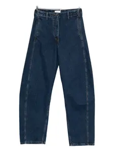 Джинсы широкого кроя с отделкой швами Magda Butrym, синий