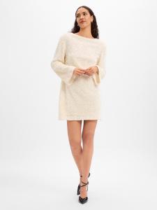 Marie Lund Платье в цвете экрю