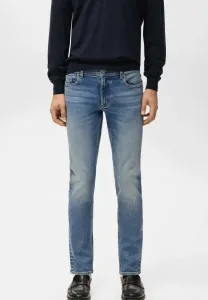 Узкие джинсы Mango, Dark Blue