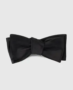 Черный галстук-бабочка с узлом Emidio Tucci, черный