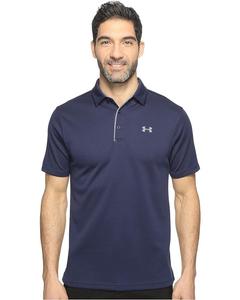 Поло Under Armour Golf Tech, цвет Midnight Navy/Graphite/Graphite