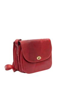 Большая сумка с тремя отделениями 'Tuscan' PRIMEHIDE, красный