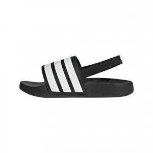 Детские сандалии Adilette Low Top Kids' Adidas, черный/белый
