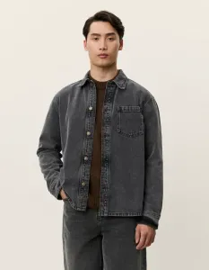 Снятая рубашка-поло с гарантией Les Deux, Grey Washed Denim