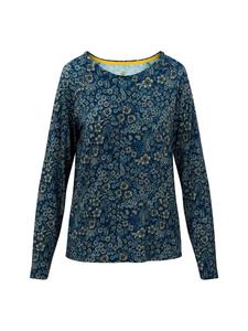 PiP Studio Топ с длинными рукавами Tina Daisy Dreams темно-синего цвета