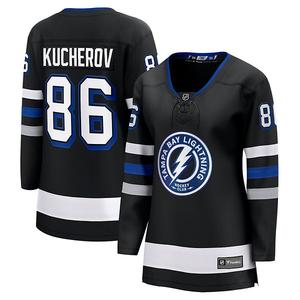 Женская футболка Tampa Bay Lightning Nikita Kucherov черная Unbranded