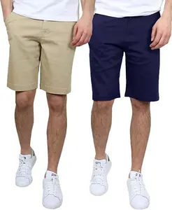 Мужские эластичные шорты-чинос Flex Stretch, 2 шт Galaxy By Harvic, мультиколор