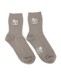 Носки IL BISONTE с вышитым логотипом