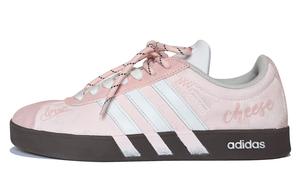Adidas Кроссовки для скейтбординга VL COURT 2.0 Foamy Cheeses с амортизаторами, низкие, унисекс, розовые