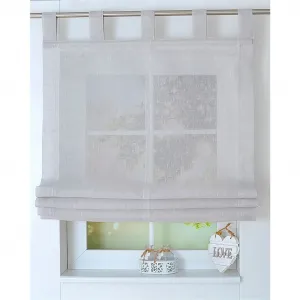 Тюль на петлях Heine Home, серо-коричневый