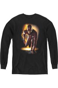 Футболка с длинным рукавом Flash Ready Youth Gildan, черный