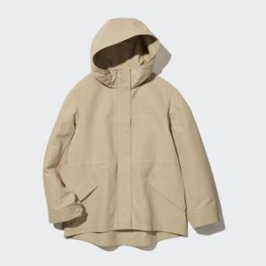 Куртка Uniqlo Mountaineering Waterproof, 31 бежевый