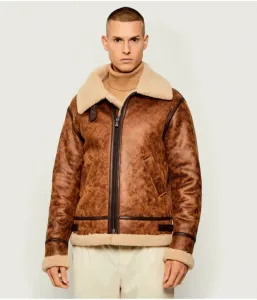 Куртка из овчины Sawyer regular fit Joop! Jeans, коричневый