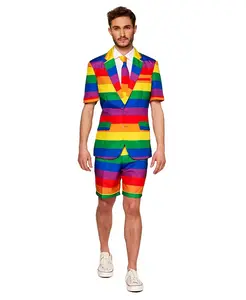 Мужской летний костюм Suitmeister, коричневый