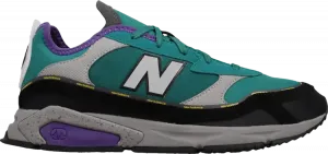 Кроссовки New Balance X-Racer 'Green Grey Purple', зеленый