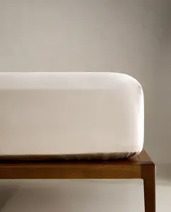 (300 нитей) простынь на подгонке из сатина Zara Home, зеленый