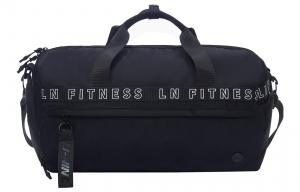 Фитнес серия тканевая наплечная сумка, кроссбоди, сумка обычная унисекс black LINING, черный