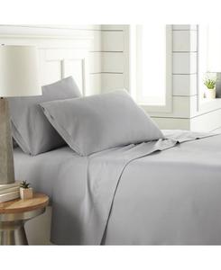 Комплект постельного белья Chic Solids Ultra Soft из 4 предметов, размер King Southshore Fine Linens, темно-серый