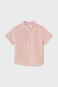 Детская рубашка с добавлением льна Mayoral, красный
