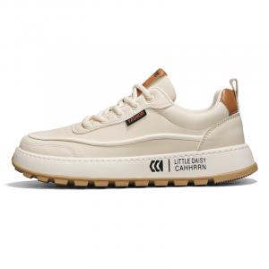 BOLE Мужские низкие кеды бежевые, цвет Beige