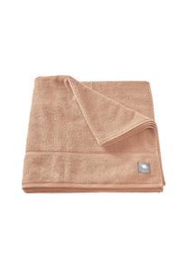 Коричневое банное полотенце с узором Musterring