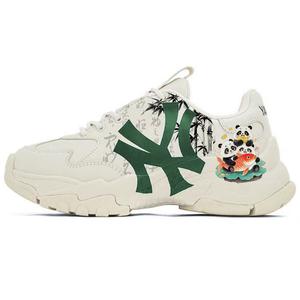 MLB Кроссовки Big Ball Chunky с антискользящим покрытием, износостойкие, низкие, унисекс, бежево-желтые