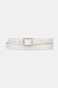 Кожаный ремень Calvin Klein, бежевый