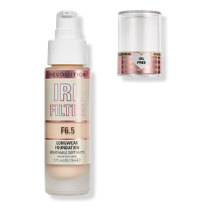 Тональный крем IRL Filter Longwear Foundation Revolution Beauty, F6.5 (light/medium skin tones with a yellow undertone)
