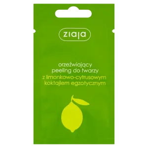 Ziaja освежающий скраб для лица, 7 мл