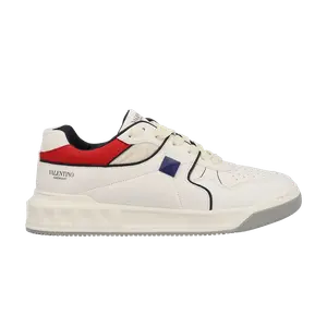 Кроссовки Valentino One Stud Low Bianco Red Marine, белый