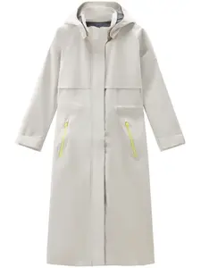 Однобортная парка с капюшоном WOOLRICH, нейтральный