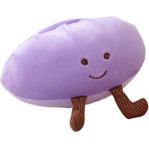 Маленькая сумка с плюшевыми куклами в виде пельменей высотой 13cm XUANBEIBEI, фиолетовый