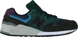 Кроссовки New Balance 999 'Green Black Purple', зеленый