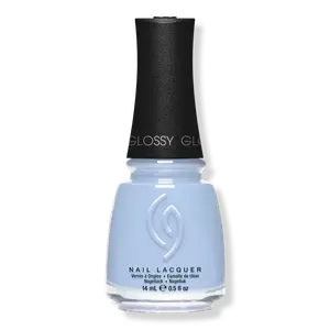 Лак для ногтей China Glaze Mega Pigment Crème Cool Tones, Hydrangea Dangea (light blue with fine silver glitter), 14 мл