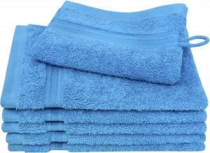 Рукавица Dyckhoff "Сиена", (набор, 6 шт., 6 рукавиц), с каймой 16х21 см (6 шт.), цвет azur