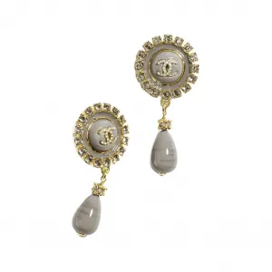 CHANEL Сережки Metal Women's Gray