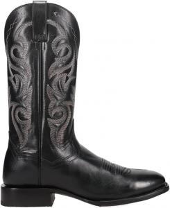 Мужские ботинки Dan Post Remington с вышивкой, квадратный носок, без шнуровки, повседневные, средней высоты, черные