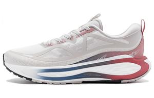 XTEP Кроссовки женские низкие белые розовые с амортизацией и износостойкостью